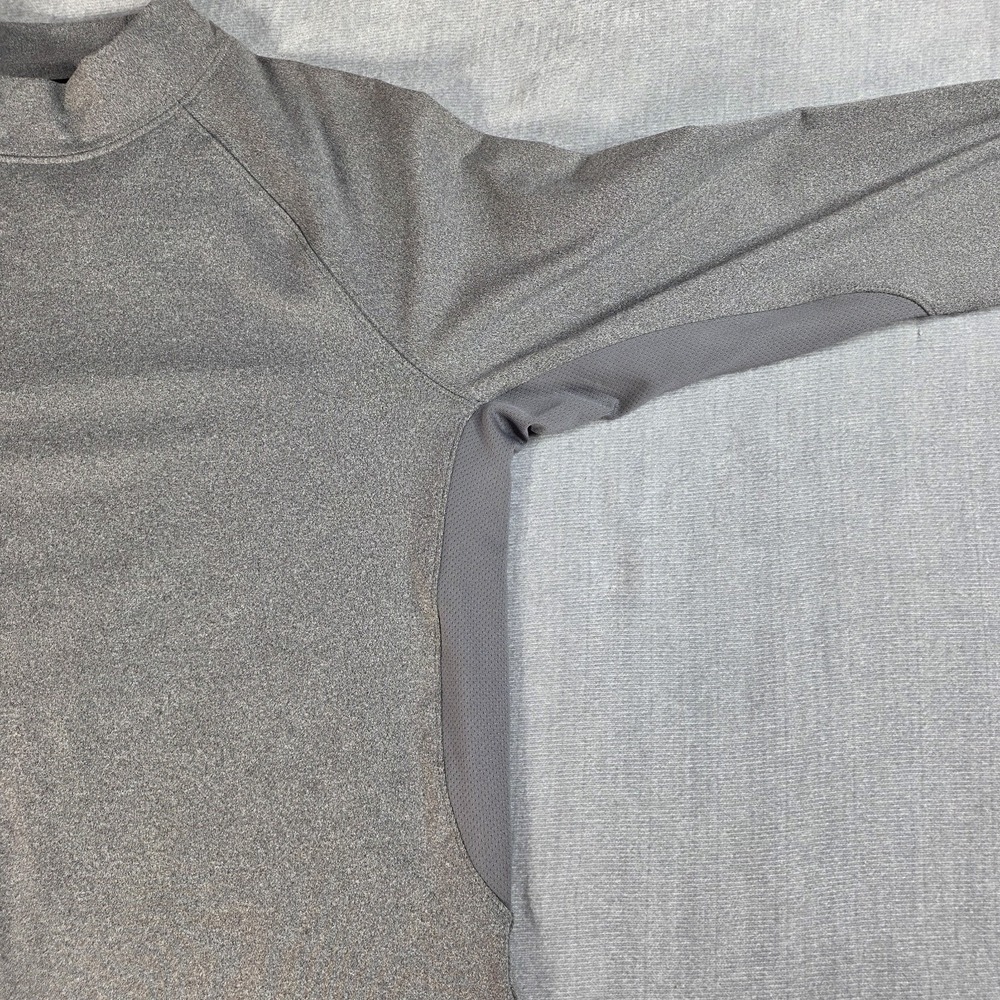 NWT Under Armour ColdGear Fitted Mock Base Layer Women's Large Charcoal Shirt - Picture 4 of 15